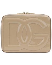 Dolce & Gabbana - Dg Logo Patent Leather Camera Bag - Lyst