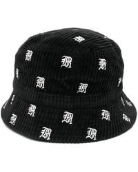 R13 - All-over Embroidered-logo Bucket Hat - Lyst