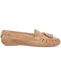 Gianvito Rossi - Thèa Tassel Suede Loafers - Lyst