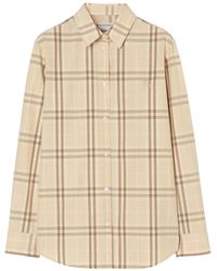 Burberry - Classic Fit Check Cotton Shirt - Lyst