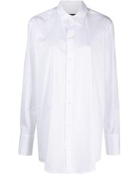 La Collection - Button-up Virgin Wool Shirt - Lyst
