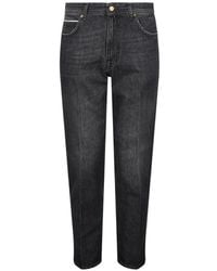 Briglia 1949 - Faded Pressed-Crease Jeans - Lyst