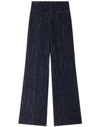 Sandro - Decorative Tweed Trousers - Lyst
