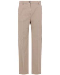 Incotex - Pressed-Crease Straight-Leg Trousers - Lyst