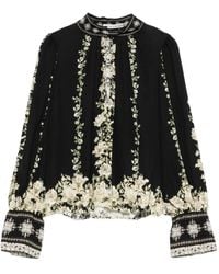 Alice + Olivia - Camisa con motivo floral - Lyst