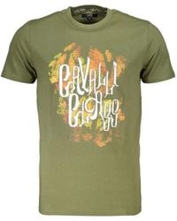 Roberto Cavalli - Logo-Graphic Cotton T-Shirt - Lyst