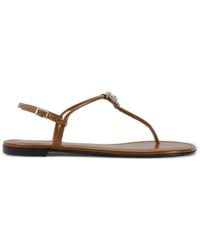 Giuseppe Zanotti - Maeeve Rhinestone Adjustable Flat Sandals - Lyst
