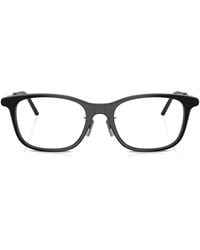 Moncler - Rectangle-Frame Metal Glasses - Lyst