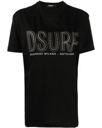 DSquared² - Logo-print Short-sleeved T-shirt - Lyst