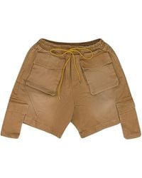Rhude - Bermudas cargo con cordones - Lyst