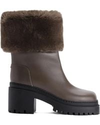 Giuseppe Zanotti - Mairi Fur-Cuff Boots - Lyst