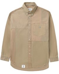 Chocoolate - Panelled Cotton Shirt - Lyst