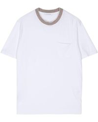 Cruciani - Klassisches T-Shirt - Lyst