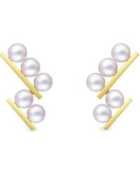 Tasaki - Balance Step Neo Pearl Earrings - Lyst