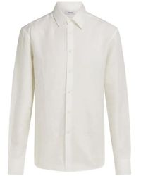 Ferragamo - Poplin Shirt - Lyst