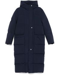Jil Sander オフホワイト 156 ダウンコート ナチュラル | Lyst