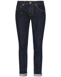 Dondup - Five-Pockets Cuffed Jeans - Lyst