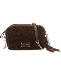 La Carrie - Logo-Plaque Shoulder Bag - Lyst