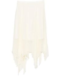 ELEH - Handkerchief-Hem Ruffled Skirt - Lyst