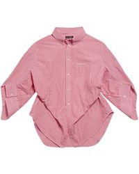 Balenciaga - Stripe-print Cotton Shirt - Lyst
