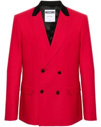 Moschino - Double-breasted Tailored Blazer - Lyst
