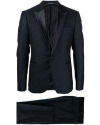 Emporio Armani Zweiteiliger Anzug - Blau