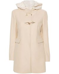 Fay - Hooded Toggle Coat - Lyst