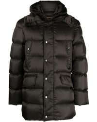 Moorer - Stand-up Collar Padded-design Coat - Lyst