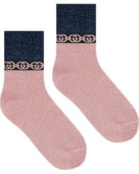 Gucci Socken mit GG - Pink