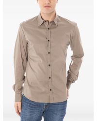 CoSTUME NATIONAL - Cotton Poplin Shirt - Lyst