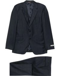 Canali - Karierter Anzug - Lyst