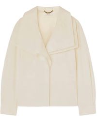 RETORI - Shawl-Collar Long-Sleeve Cotton Shirt - Lyst