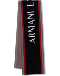 ARMANI EXCHANGE - Sciarpa Con Dettaglio A Righe - Lyst