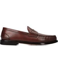 Premiata - Leather Penny Loafers - Lyst