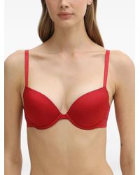 Emporio Armani - Logo-Tape Push-Up Bra - Lyst