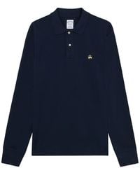 Brooks Brothers - Supima Logo-Embroidered Long-Sleeve Polo Shirt - Lyst