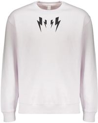 Neil Barrett - Fair Isle Thunderbolt Sweatshirt - Lyst