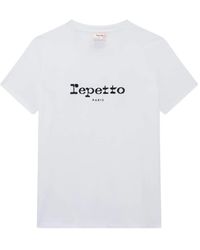 Repetto - Logo-Print Cotton T-Shirt - Lyst
