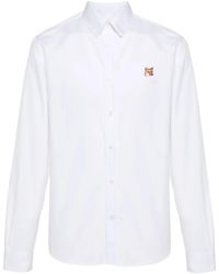 Maison Kitsuné - フォックスパッチ シャツ - Lyst