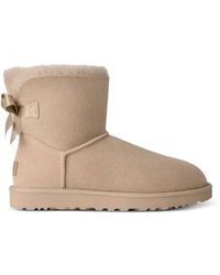 UGG - Bottes Fourrées À Nœud - Lyst