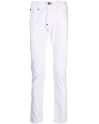Philipp Plein - Logo-Plaque Skinny Jeans - Lyst