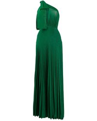 Elisabetta Franchi Geplooide Jurk - Groen