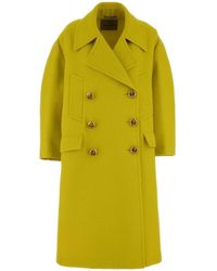 Balenciaga - Long Peacoat - Lyst