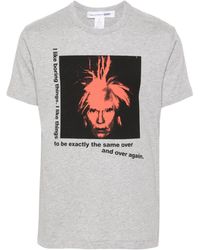 Comme des Garçons - X Andy Warhol t-shirt en coton - Lyst