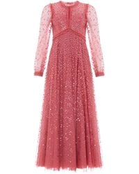 Needle & Thread - Sequin-Embellishment Maxi Dress - Lyst