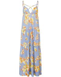 Moschino - Graphic-Print Maxi Dress - Lyst