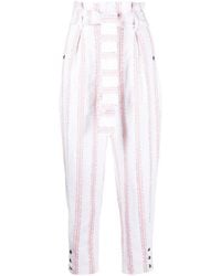 IRO - Pantaloni A Righe Rula - Lyst