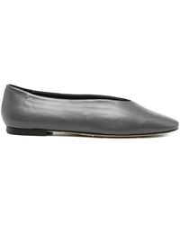 Aeyde - Ballerines En Cuir À Bout Pointu - Lyst