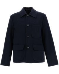 Paul Smith - Double-Faced Wool-Blend Chore Jacket - Lyst