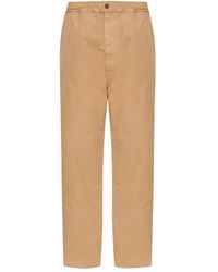 MM6 by Maison Martin Margiela - Cotton Wide-Leg Trousers - Lyst